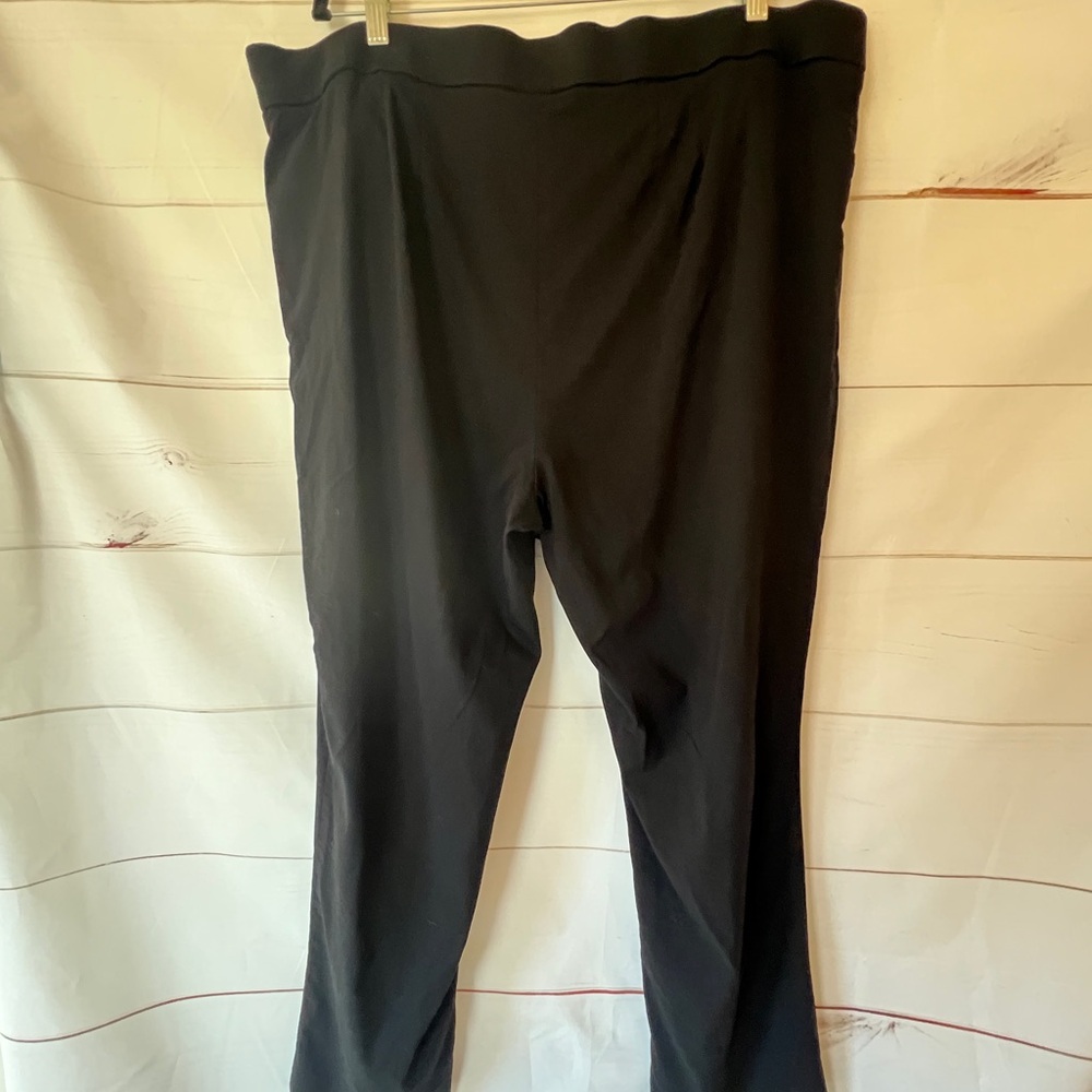 Black Wide-Leg Pants women avenue size24w